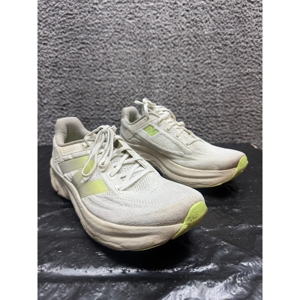 New Balance Fresh Foam 1080v13 Shoes Moonrock Bleached Lime Glo Mens Size 10D US